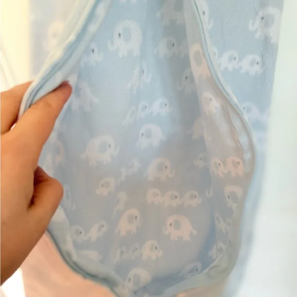 HALO SleepSack, Micro- Fleece Elephant Print Sleep Sack - Size S (0-12m) - Picture 4 of 4